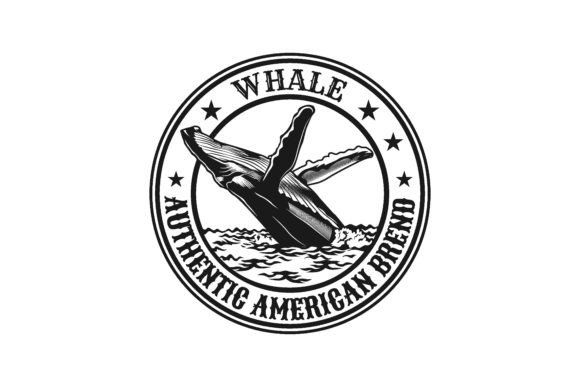 Download Creative American Brand with Huge Whale. - Creative Collection