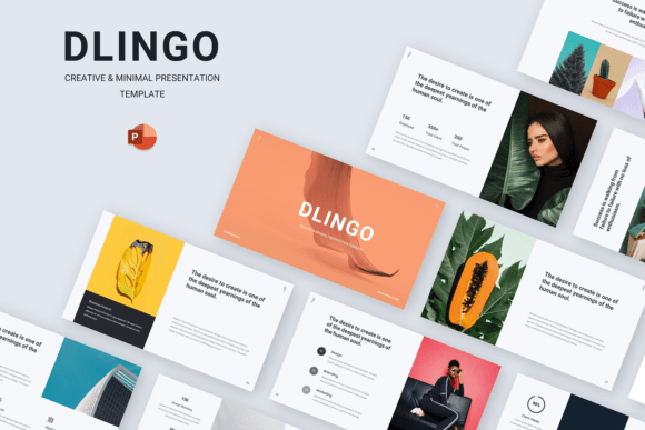 Download Dlingo - Creative &amp; Minimal PowerPoint - Creative Collection