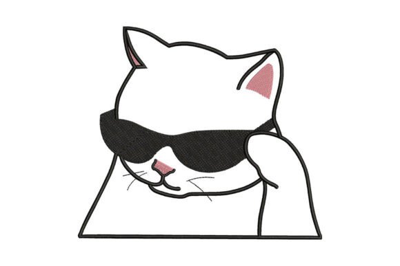 Download Cool Cat Sunglasses Design - Design Collection