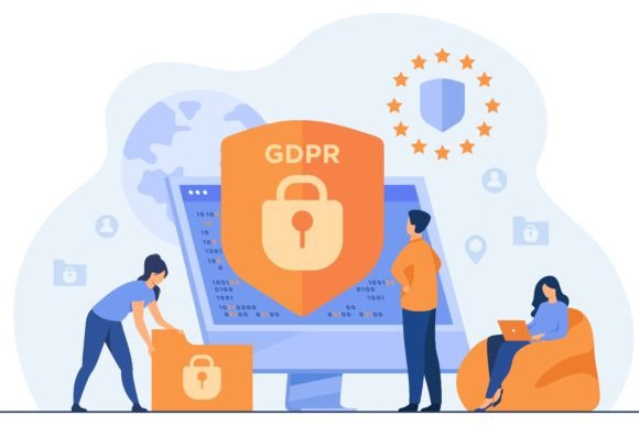Download Tiny People Protecting Business Data and - Premium Bundle
