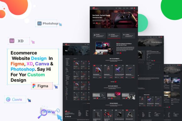 Download Gaming Shopify Ecommerce Website Design - Design Collection