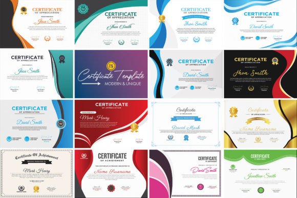 Download Realistic Luxury Certificate Design - Design Collection
