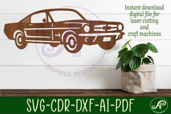 Download Classic Car Wall Sign Design 4, SVG File - Design Collection