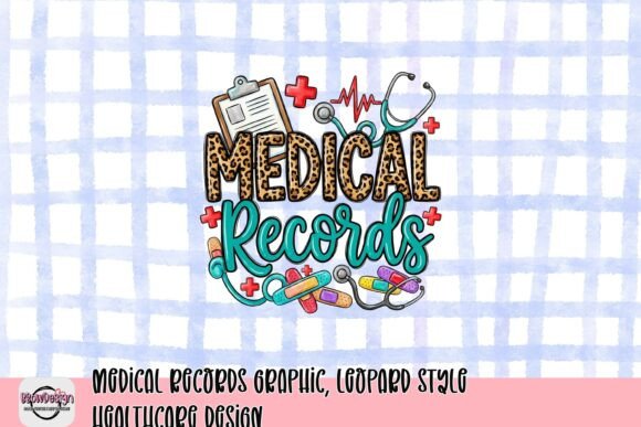 Download Medical Records Graphic, Leopard Style Healthcare Design - Design Collection