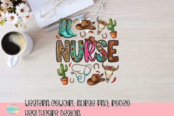 Download Western Cowgirl Nurse PNG, Rodeo Healthcare Design - Design Collection