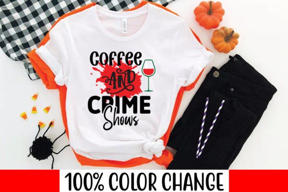 Download Coffee &amp; Crime Shows Free Svg Design - Design Collection