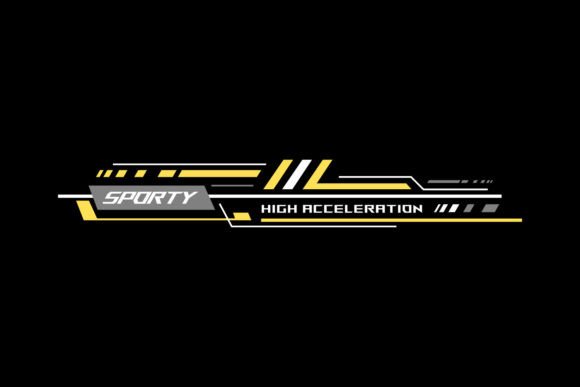 Download Decal Auto Racing Stripes Sticker Design - Design Collection
