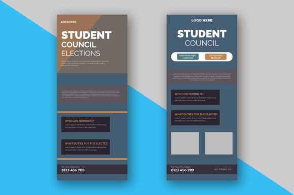 Download Student Council Roll Up Banner Design - Design Collection