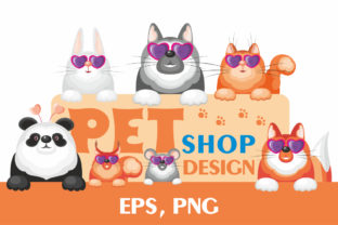 Download Pet Shop Design Cute Animals - Design Collection