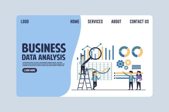 Download Business Data Analysis Landing Page - Data Collection