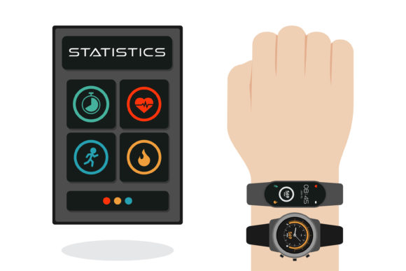 Download Human Hand Fitness Activity Tracker - Activity tracker Collection