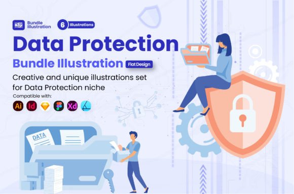 Download Illustration of Data Protection - Premium Bundle
