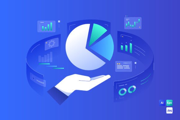 Download Data Driven Marketing Illustration - Data Collection