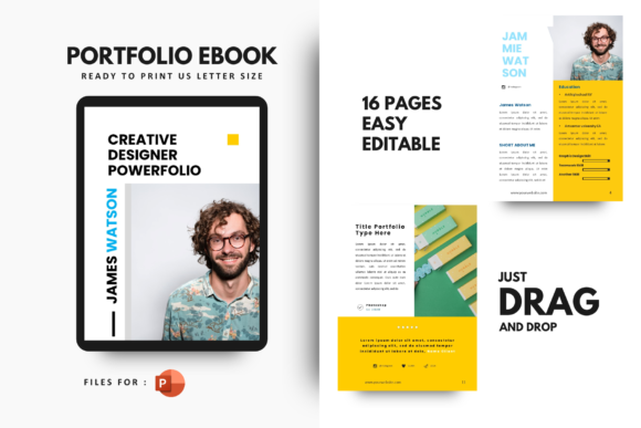 Download Pro Graphic Designer Portfolio Powerpoint - Design Collection